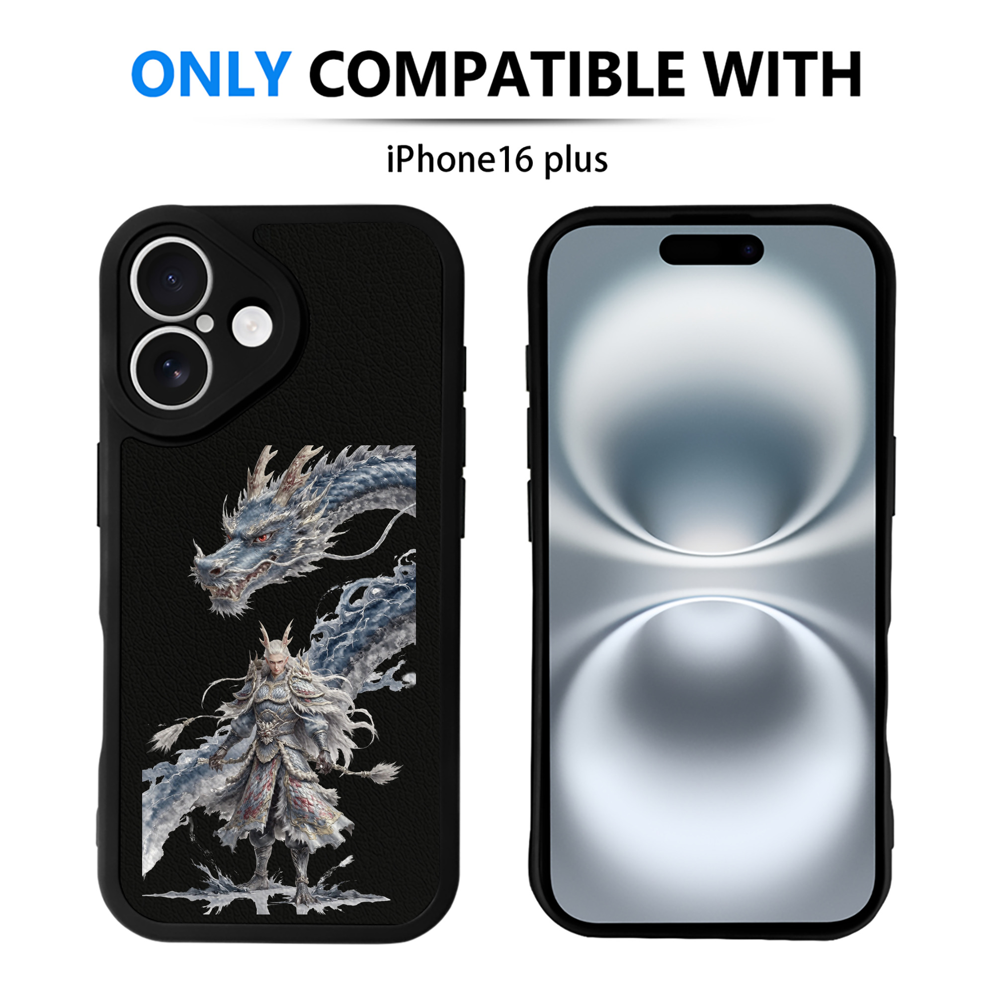 （画像用） Ne Zha 2 ナタ 魔童の大暴れ 【iPhone 16シリーズ対応】シリコンスマホケース（レザー調） 材質：シリコン